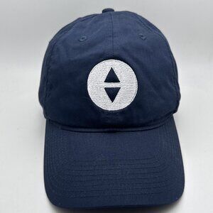 Nike Dri Fit Heritage 86 Hat Cap Blue Embroidered Logo  OSFM Adjustable